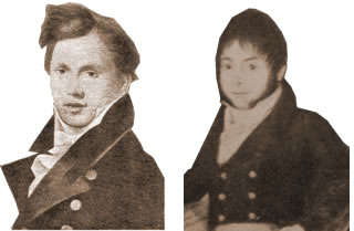 Guillermo Pío White y Juan Larrea